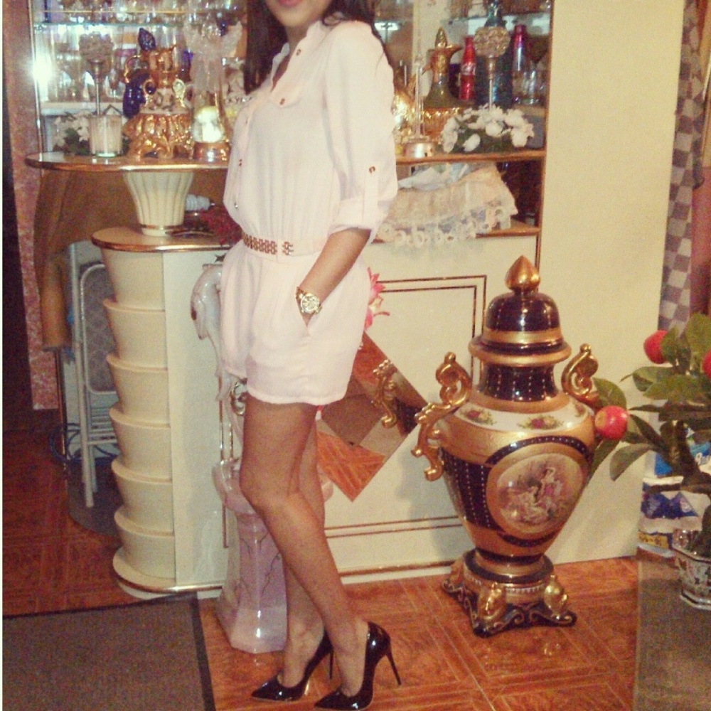 Long sleeve romper